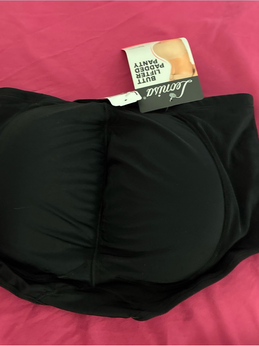 Lomina Black Padded Butt-Lifter Panty